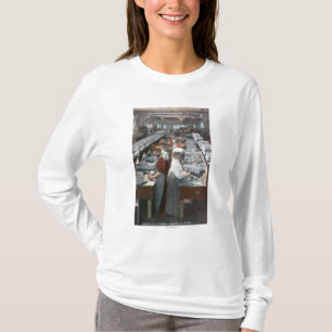 Camiseta Opinião interior os trabalhadores Salmon da