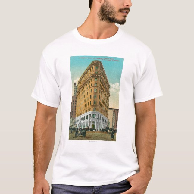 Camiseta Opinião o Crocker Bldg e o nacional de Crocker (Frente)