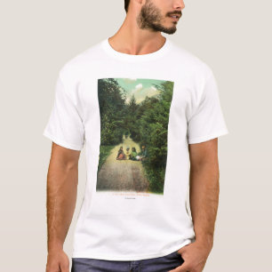 Camiseta Opinião os nativos no parque indiano do rio