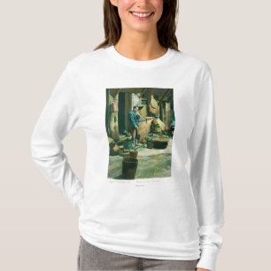 Camiseta Opinião um homem que fuma fora de sua tubulação