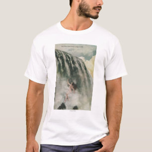 Camiseta Opinião uma mulher nas quedas