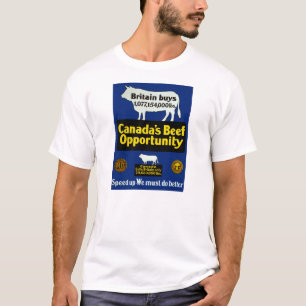 Camiseta Oportunidade da carne de Canadá