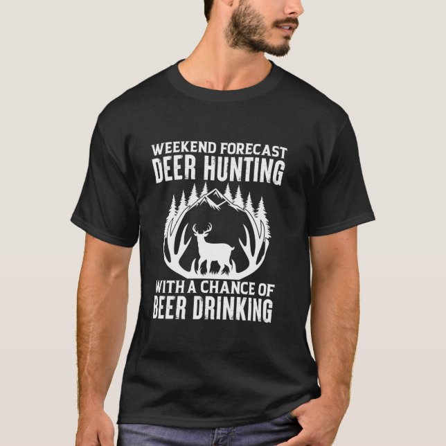Camiseta Oportunidade de Caça a arcos no Fim de Semana Prev (Frente)