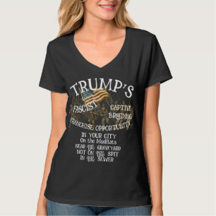 Camiseta Oportunidade de Franquia de Reprodução Cativa Trum