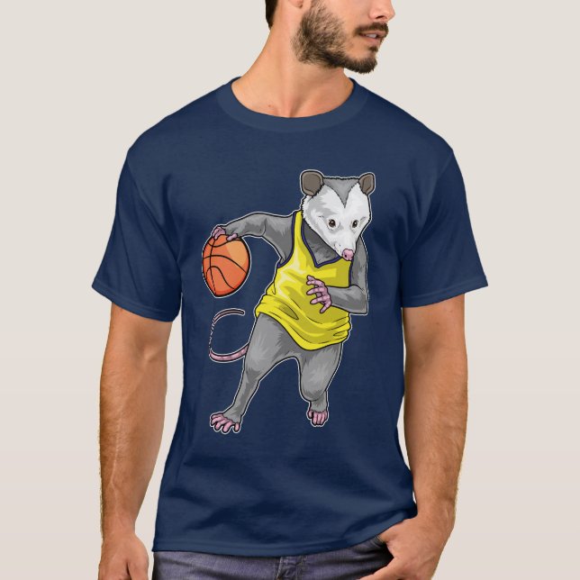 Camiseta Opossum Basketball player Basketball Sports (Frente)