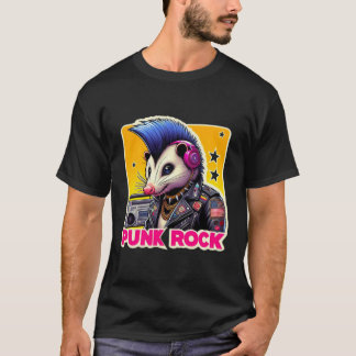CAMISETA OPOSSUM PUNK ROCK BLUE 5