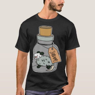 Camiseta Opposum Possum em frasco Som Selvagem Animal