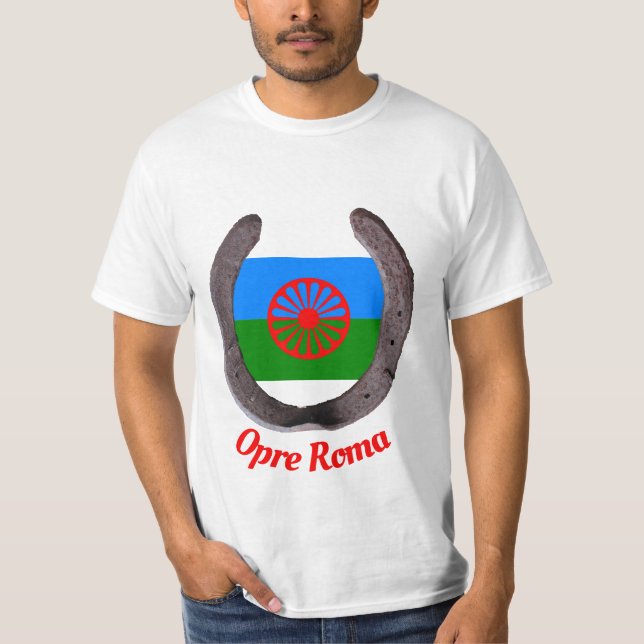 Camiseta Opre Roma Romany Gypsy (Frente)