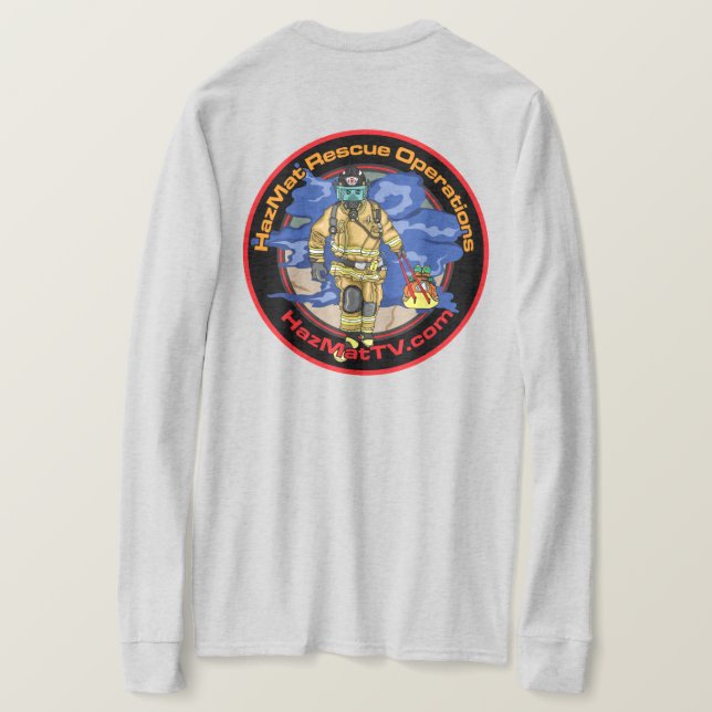 Camiseta OPS de Salvamento HazMat (Verso do Design)