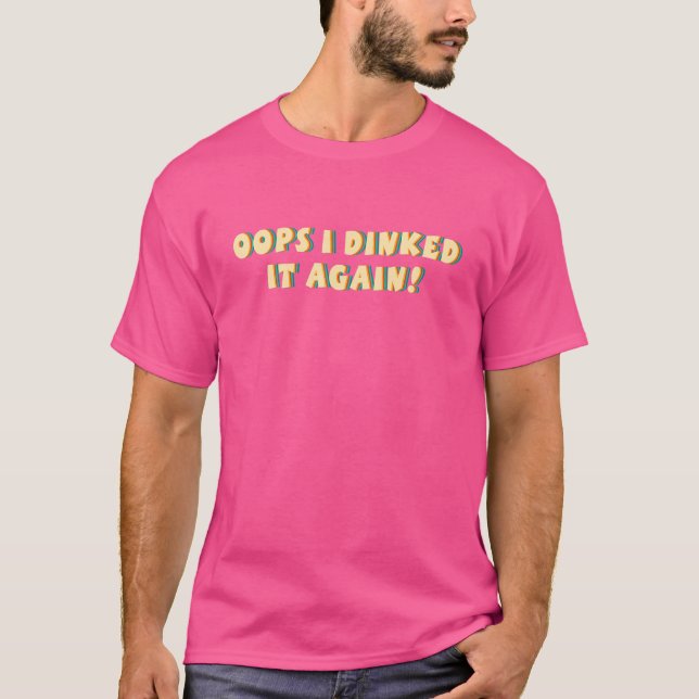 Camiseta Ops, Eu Derramei de Novo (Frente)