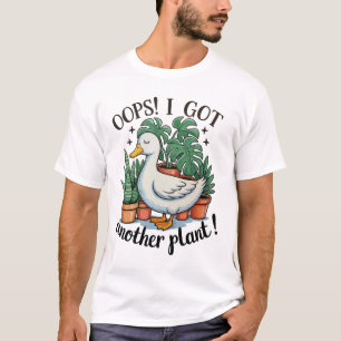 Camiseta Ops, eu tenho outro ganso de planta engraçado de j