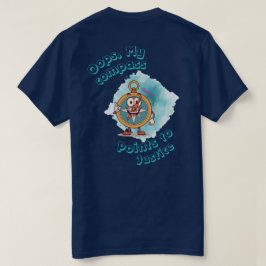 Camiseta Ops, Minha Bússola Aponta para a Justiça