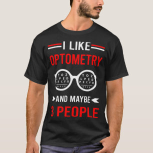 Camiseta Óptica de 3 Pessoas Vermelho Optometrista