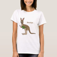 Óptica ilustração de canguru australiano feliz
