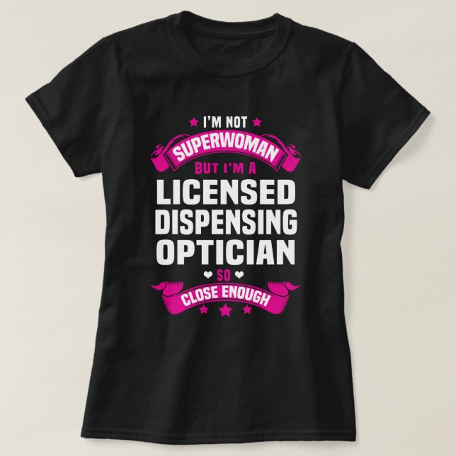 Camiseta Optican de Dispensa Licenciado (Frente do Design)