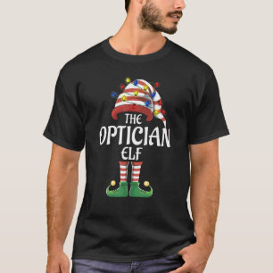 Camiseta Optician Elf Ilumina Fasfarinheira Combinação Nata