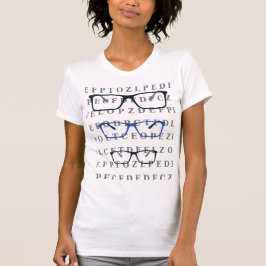 Camiseta Optician Eye Test Chart and Specs