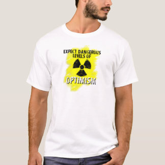 Camiseta optimismo perigoso