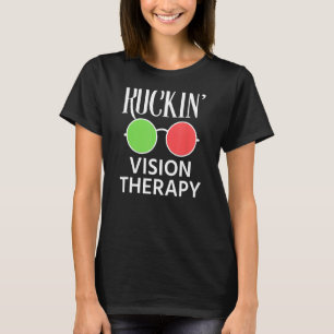 Camiseta Optomet Óptico Óptico-Óptico da Terapia Rockin Vis
