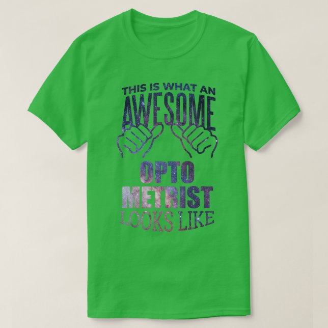 Camiseta Optometria Engraçado Dizendo 2 (Frente do Design)