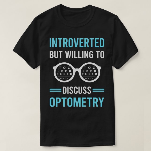 Camiseta Optometria Optometria Introduzida (Frente do Design)