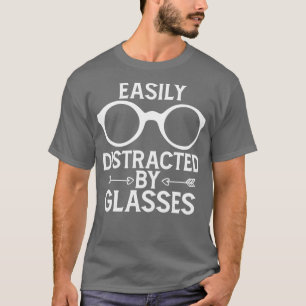 Camiseta Optometrista Engraçado Dizendo Óculos Facilmente D