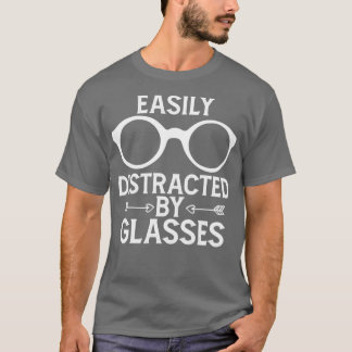 Camiseta Optometrista Engraçado Dizendo Óculos Facilmente D