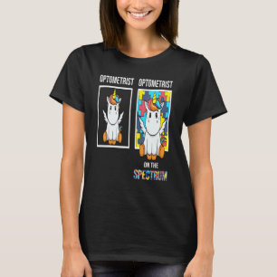 Camiseta Optometrista Pessoas Com Autismo Quebra-Cabeça Uni