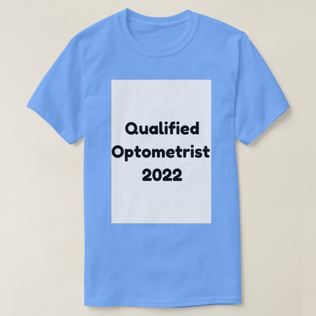 Camiseta Optometrista Qualificado 2022 (Frente do Design)