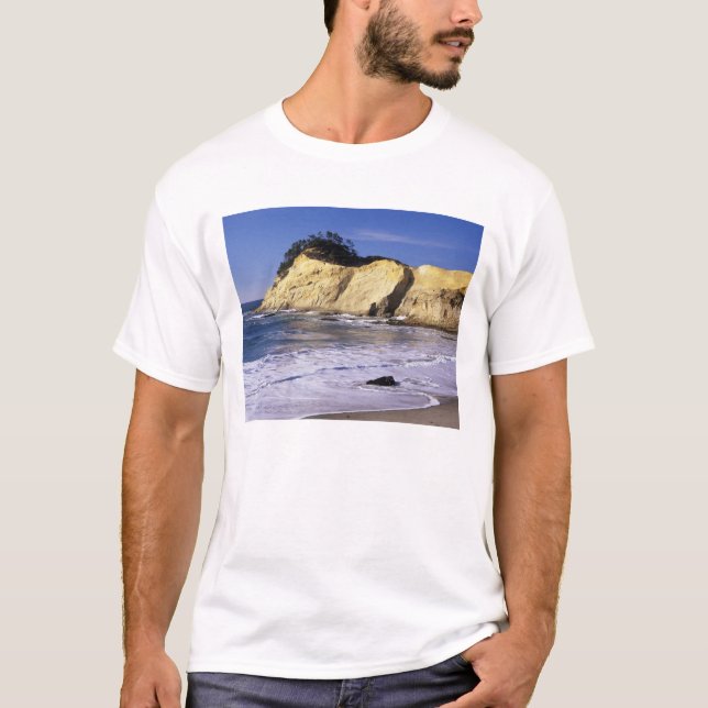 Camiseta OR, Costa do Oregon, Cape Kiwanda SP, Cabo 2 (Frente)