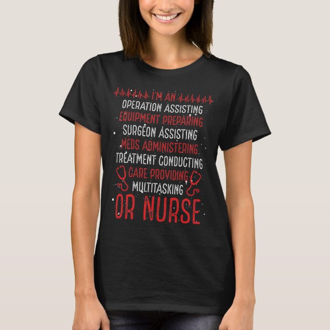 Camiseta OR Nursing Essentials Funny Operating Room Nursing (Frente)