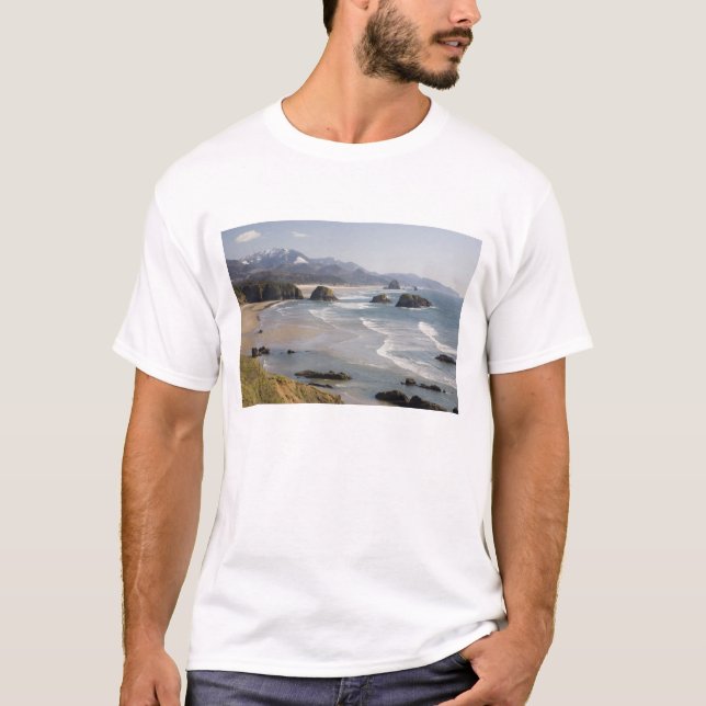 Camiseta OR, Oregon Coast, Ecola State Park, Crescent (Frente)