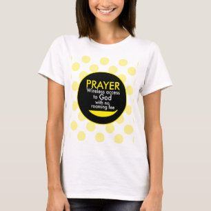 Camiseta Oração - Acesso sem fio a Deus