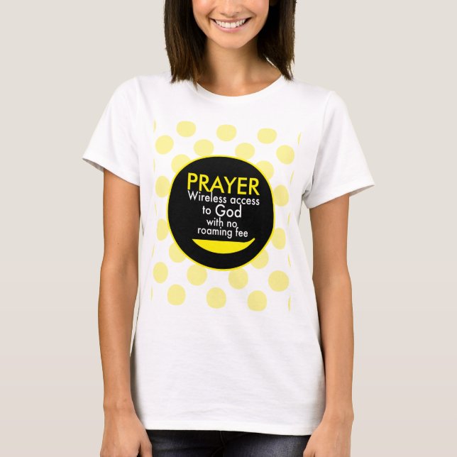 Camiseta Oração - Acesso sem fio a Deus (Frente)