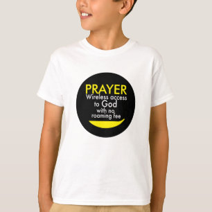 Camiseta Oração - Acesso sem fio a Deus
