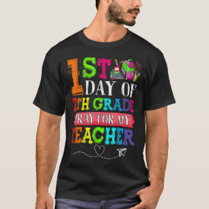Camiseta Oração Bonita Para O Meu Professor Primeiro Dia Da