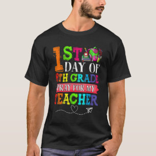 Camiseta Oração Bonita Para O Meu Professor Primeiro Dia Da