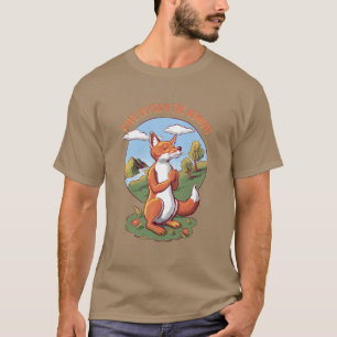 Camiseta Oração da Raposa de Desenho Animado – Mensagem par