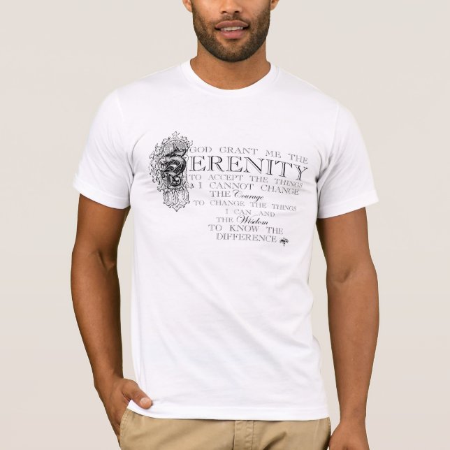 Camiseta Oração da serenidade (Frente)