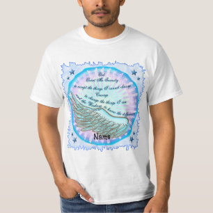 Camiseta Oração da Serenidade Asa Violeta