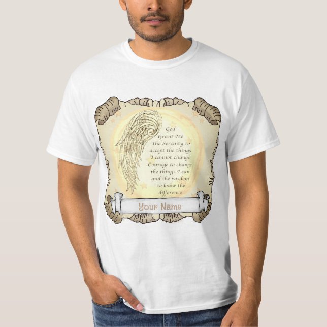 Camiseta Oração da Serenidade do Anjo (Frente)