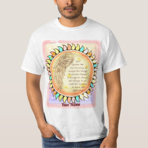 Camiseta Oração da Serenidade do Anjo Cristão