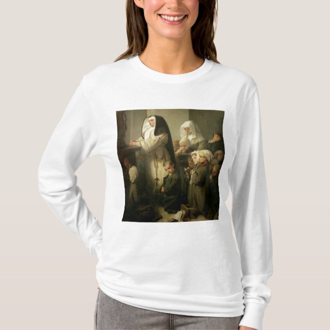 Camiseta Oração das crianças que sofrem do Ringworm (Frente)