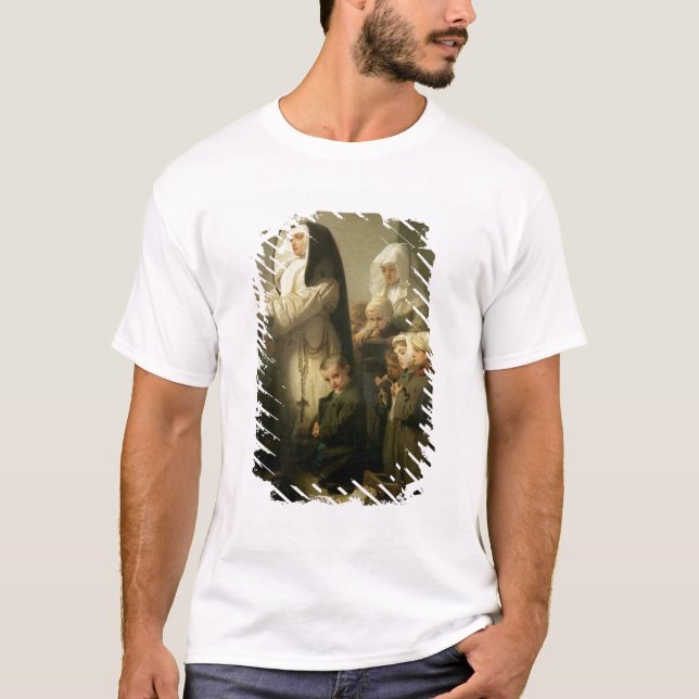 Camiseta Oração das crianças que sofrem do Ringworm (Frente)
