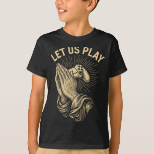 Camiseta Oração de jogador engraçado pun controle de videog