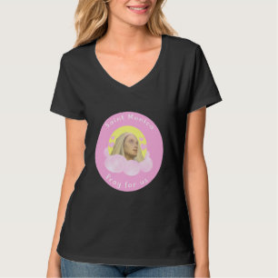 Camiseta Oração de Santa Mônica para Vítimas de Infidelidad