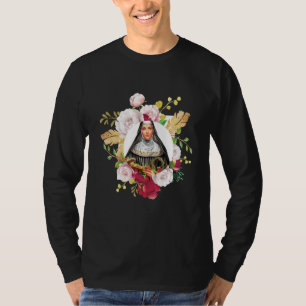 Camiseta Oração de Santa Rita de Cássia Católica Santa Padr