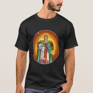 Camiseta Oração de São Miguel Arcanjo Católica Tradicional