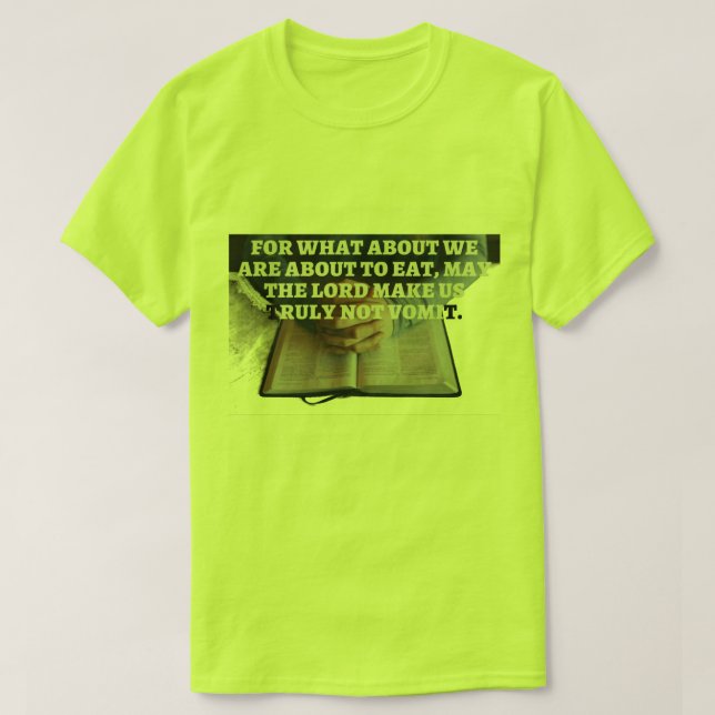 CAMISETA ORAÇÃO DE VÔMITOS (Frente do Design)