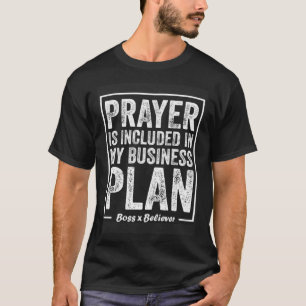 Camiseta Oração Está Incluída No Meu Plano De Negócios Chef